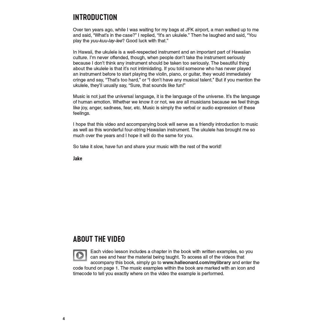 Jake Shimabukuro Teaches Ukulele Lessons Book/Online Media