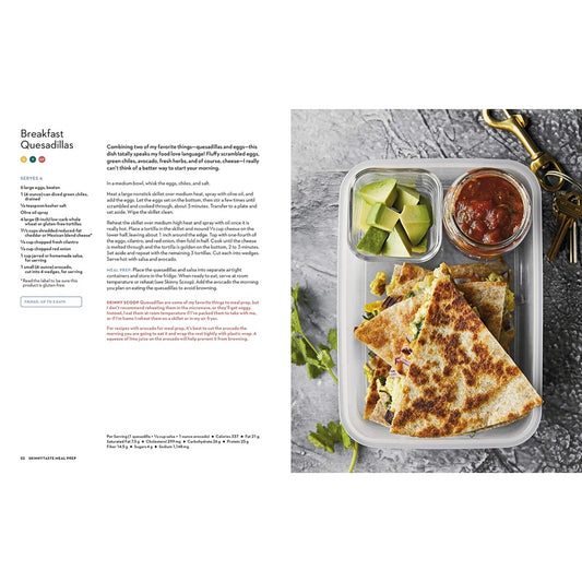 Skinnytaste Meal Prep: Healthy Make-Ahead Meals and Freezer Recipes to Simplify Your Life: A Cookbook (Spiral Bound)