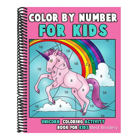 Color by Number for Kids: Unicorn Coloring Activity Book for Kids: Really Relaxing Unicorn Activity Book Filled with Gorgeous Magical Horses