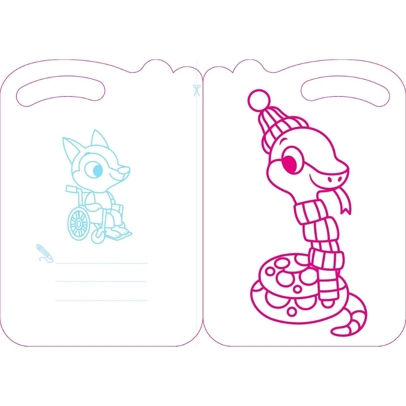 Take Along Color Inside the Lines (Owl & Friends)