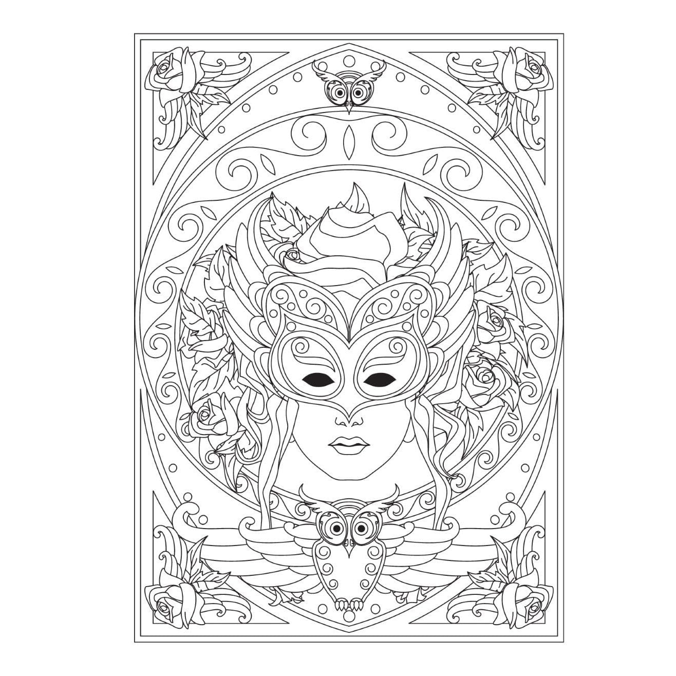 Creative Haven Celtic Fantasy Coloring Book