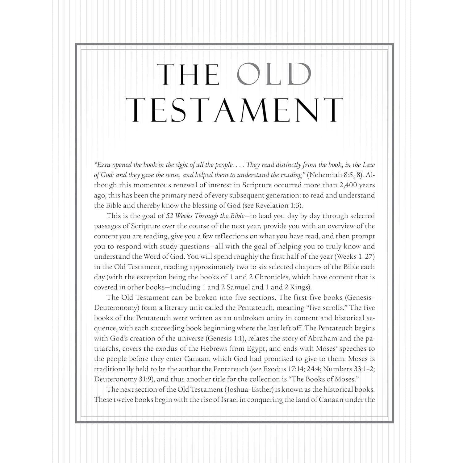 52 Weeks Through the Bible: A Year-Long Bible Study for Men and Women