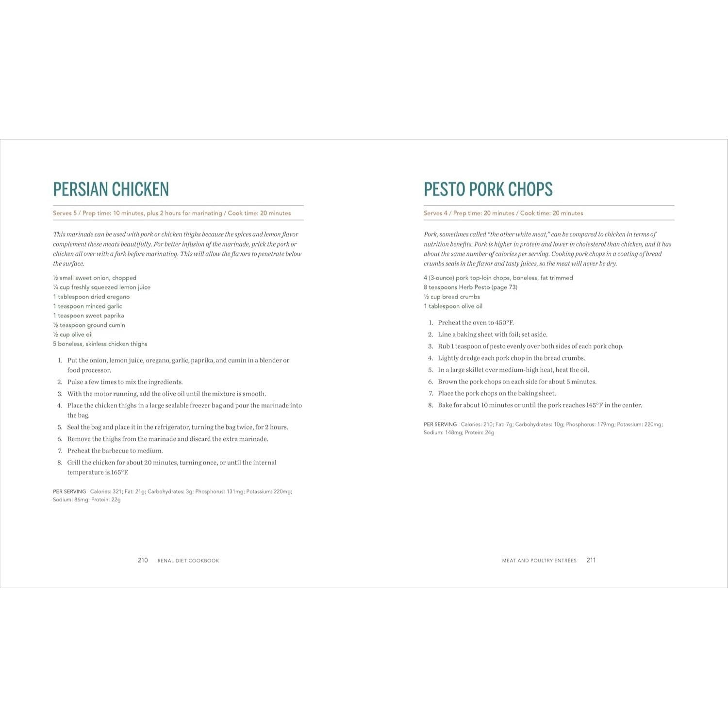 Renal Diet Cookbook: The Low Sodium, Low Potassium, Healthy Kidney Cookbook (Spiral Bound)