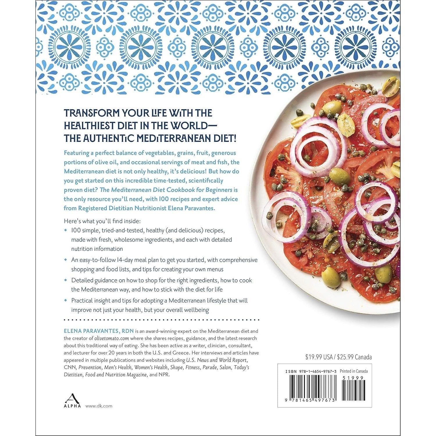 The Mediterranean Diet Cookbook for Beginners: Meal Plans, Expert Guidance, and 100 Recipes to Get You Started (Spiral Bound)