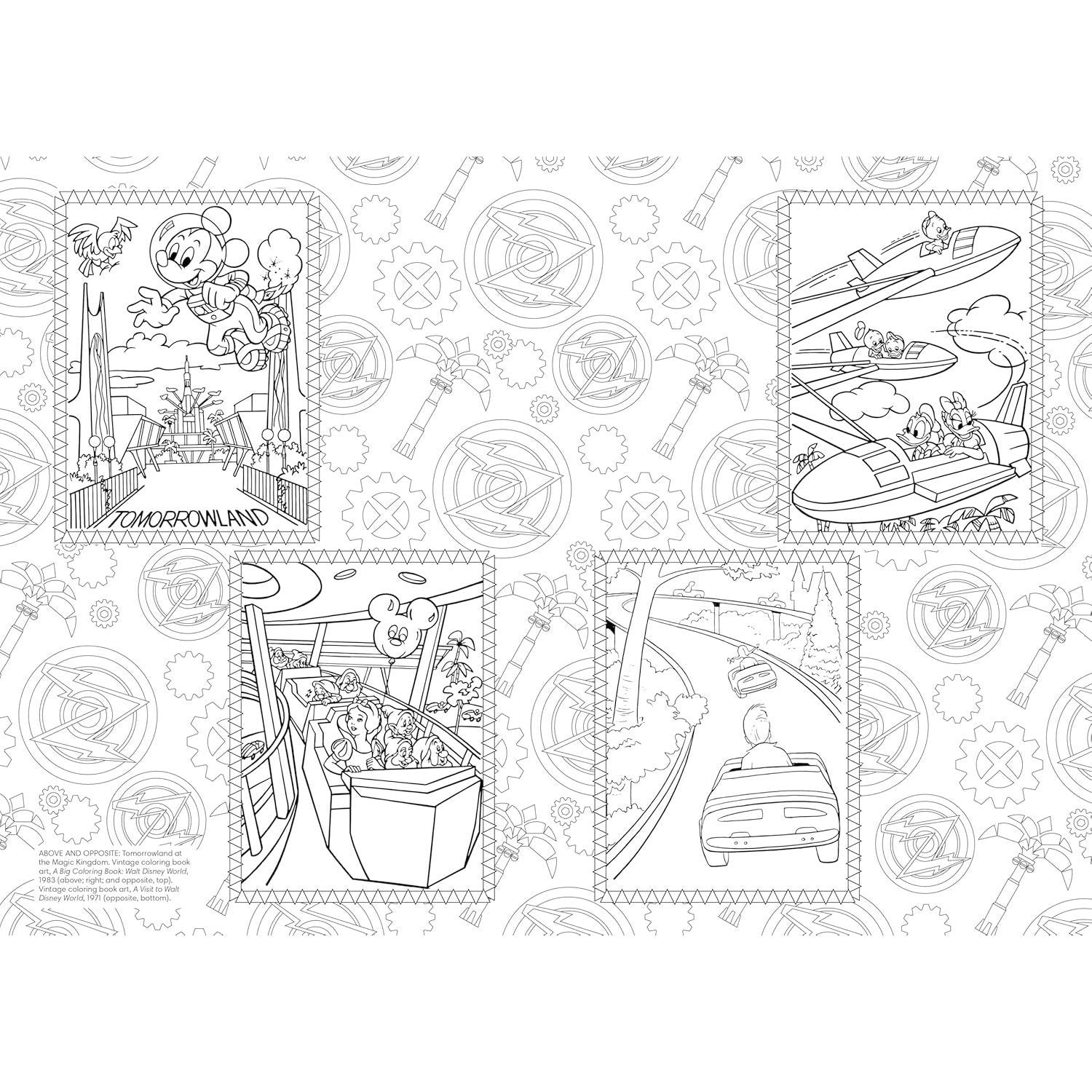 Art of Coloring: Walt Disney World: 100 Images to Inspire Creativity from the Most Magical Place on Earth (Spiral Bound)