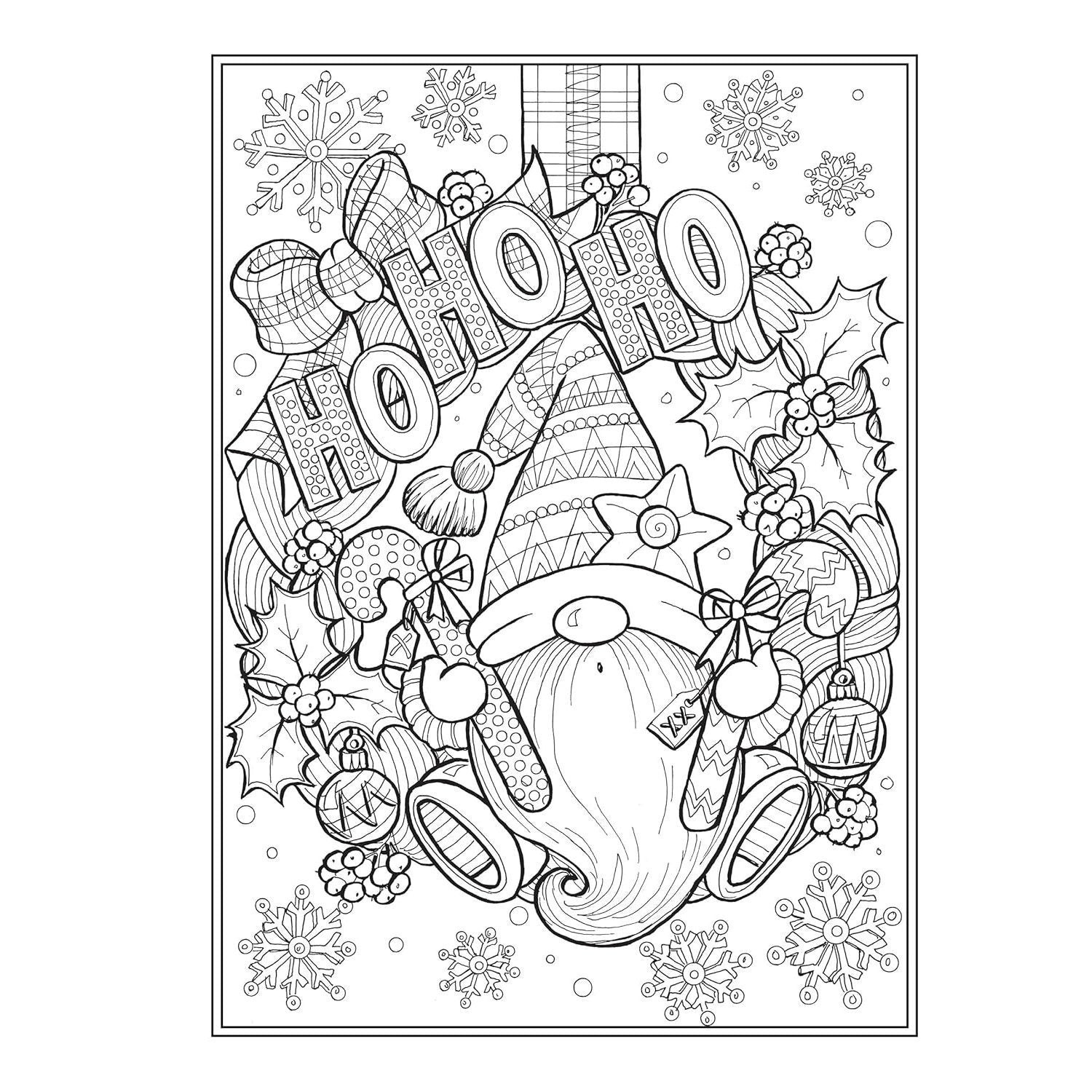 Creative Haven Christmas Gnomes Coloring Book (Adult Coloring Books: Christmas)