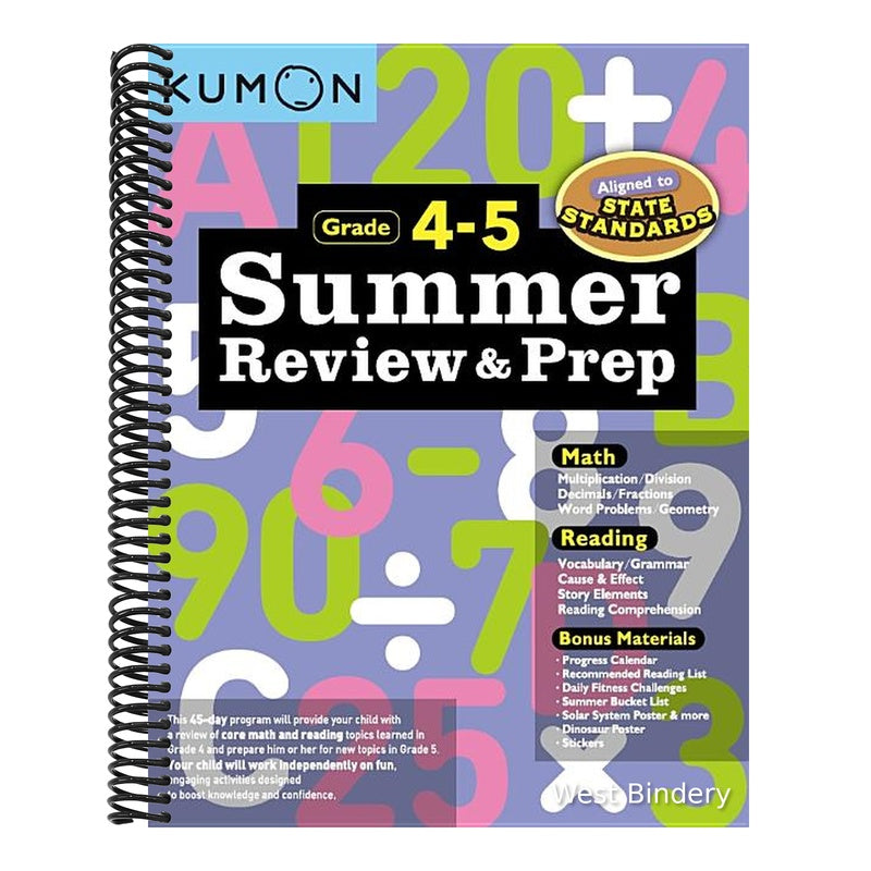 Kumon Summer Review and Prep 4-5