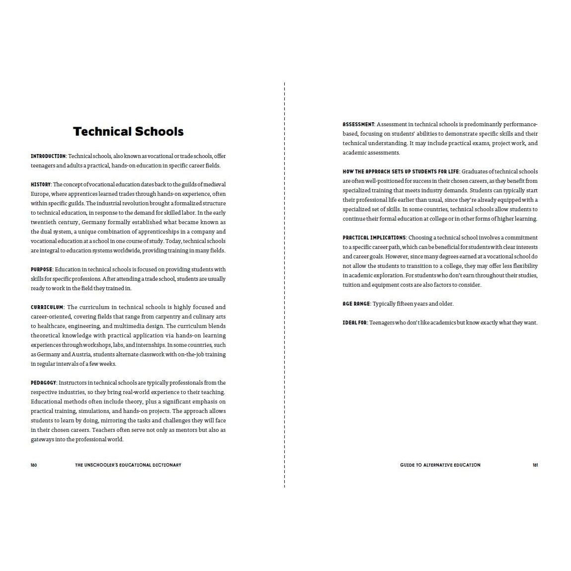 The Unschooler's Educational Dictionary: A Lighthearted Introduction to the World of Education and Curriculum-Free Alternatives (Education Philosophy, Chi