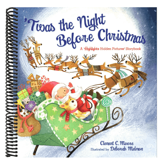 'Twas the Night Before Christmas: Read-Aloud Christmas Storybook for Families with a Seek-And-Find Twist, Christmas Picture Book with Over 120 Hidden