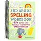 The 3rd Grade Spelling Workbook: 95+ Games and Puzzles to Improve Spelling Skills (Spiral Bound)