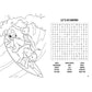 Disney Stitch Word Search and Coloring Book