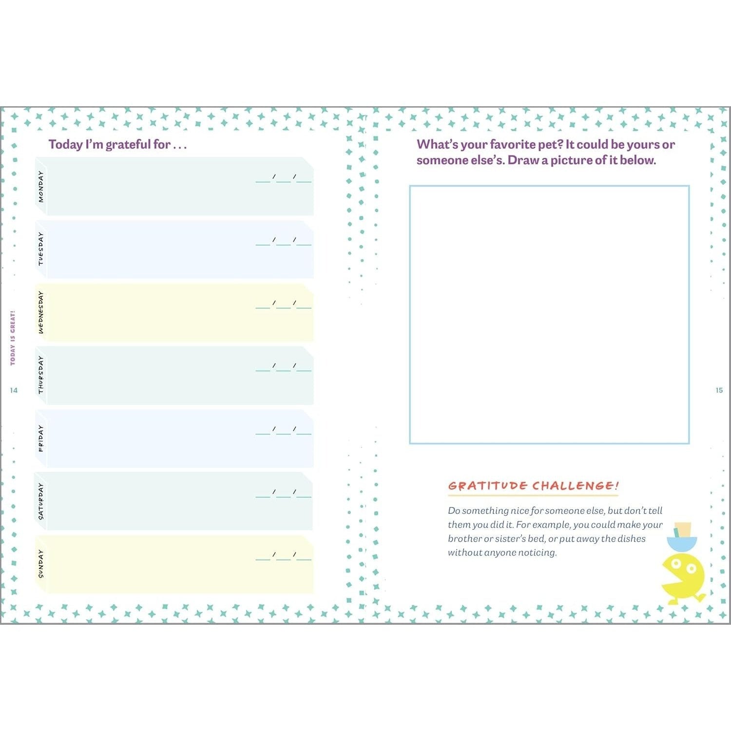 Today Is Great!: A Daily Gratitude Journal for Kids