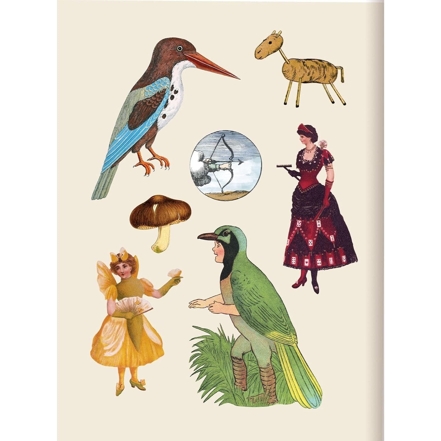 The Antiquarian Sticker Book: Bibliophilia: Over 1,000 Exquisite & Erudite Stickers