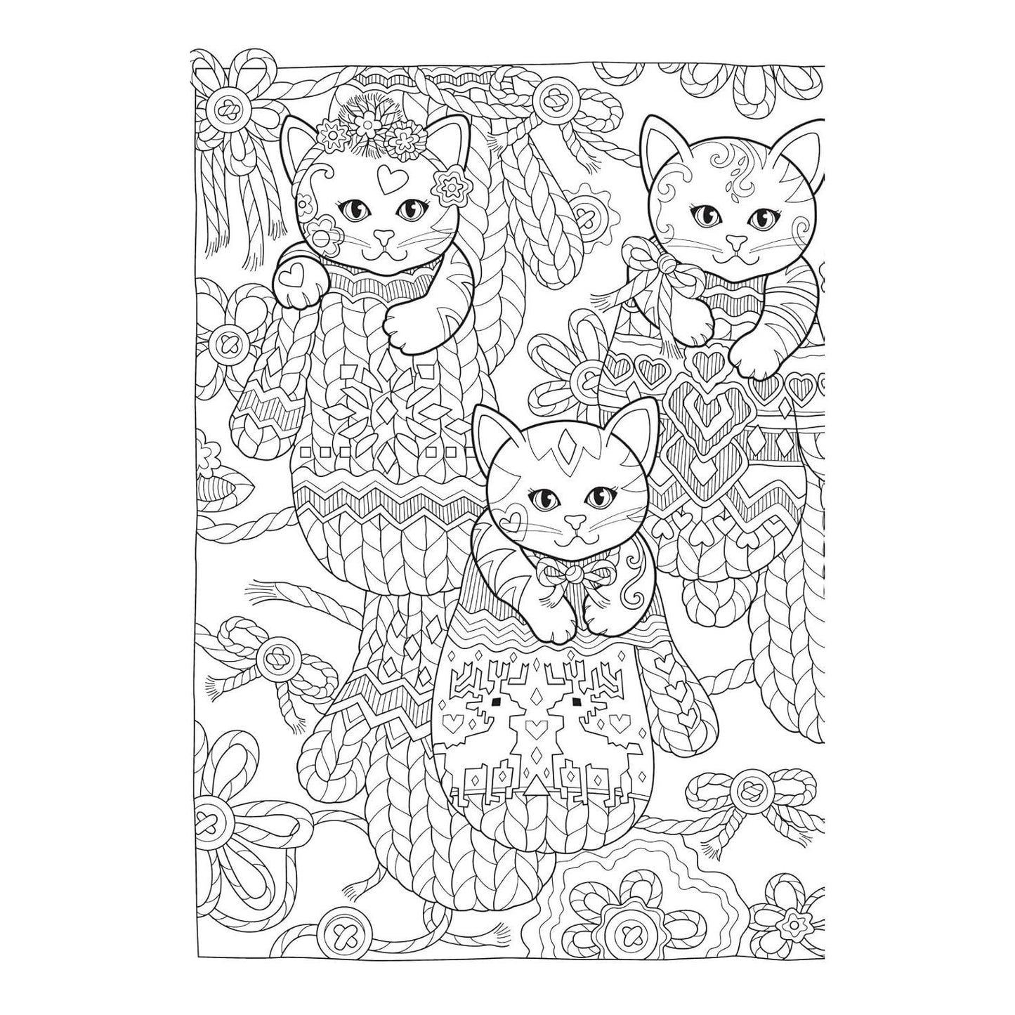 Creative Haven Creative Kittens Coloring Book