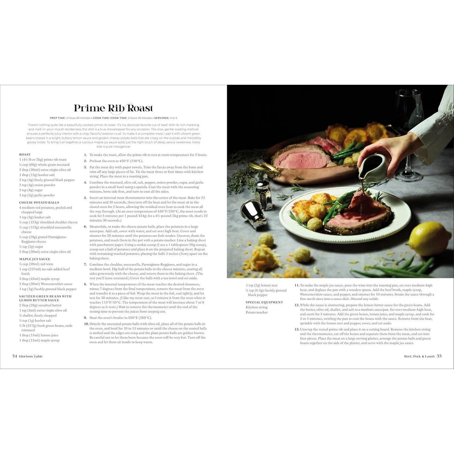 Glorious Table: Beautiful Food for a Delicious Life: A Cookbook