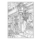 Creative Haven Main Street Coloring Book