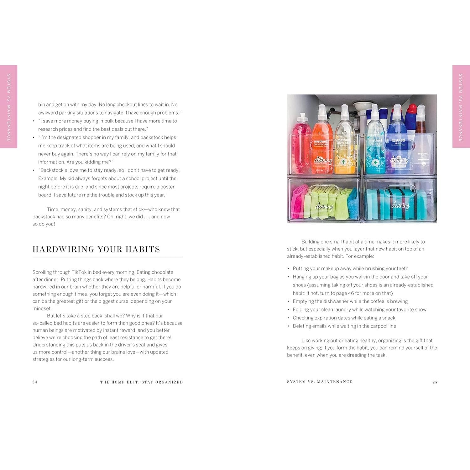 The Home Edit: Stay Organized: The Ultimate Guide to Making Systems Stick /]Cclea Shearer & Joanna Teplin (Spiral Bound)
