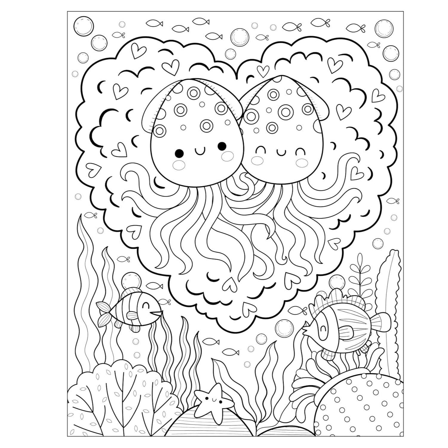 Mangatopia: Sea Creatures: An Underwater Coloring Book of Anime and Manga