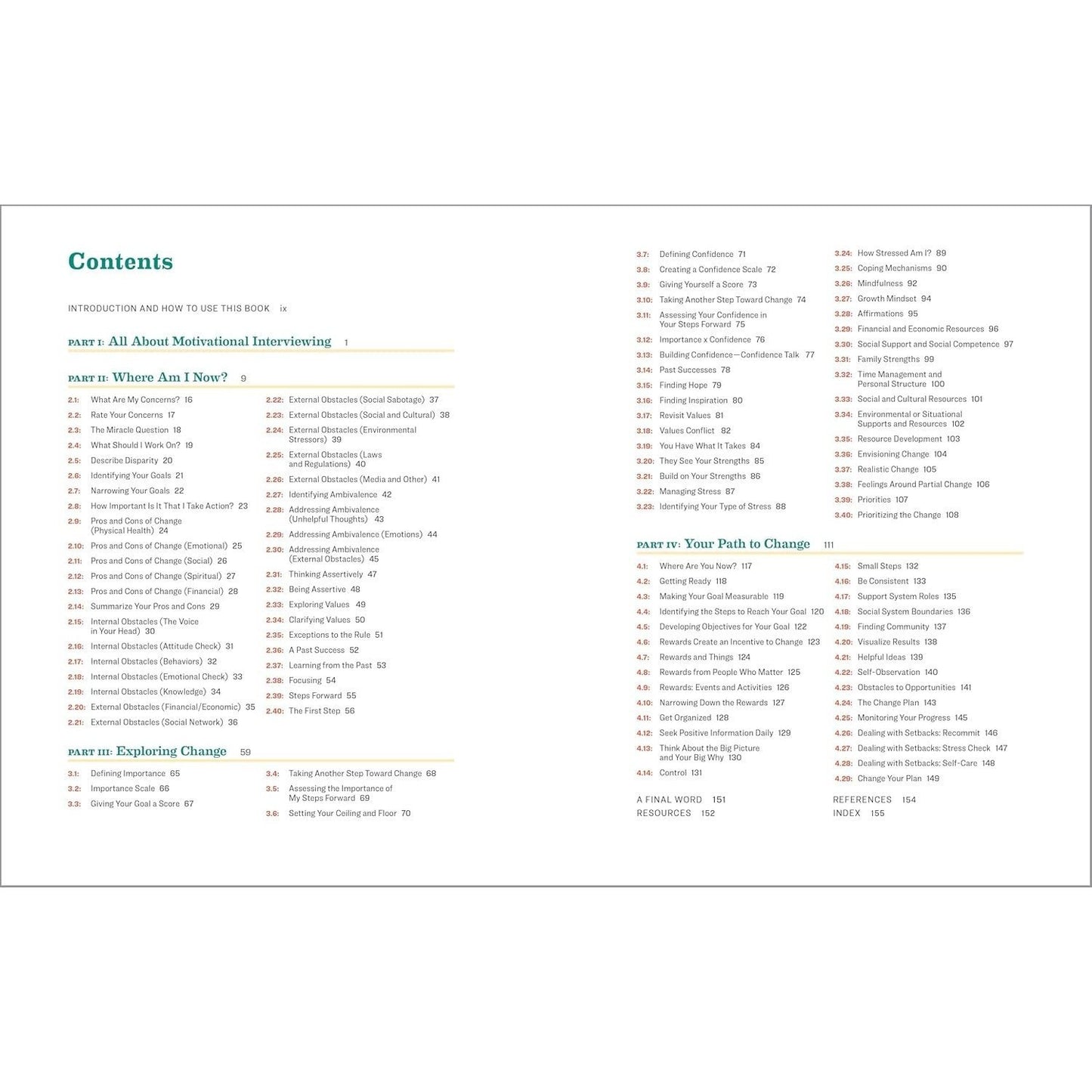 The Motivational Interviewing Workbook: Exercises to Decide What You Want and How to Get There (Spiral Bound)