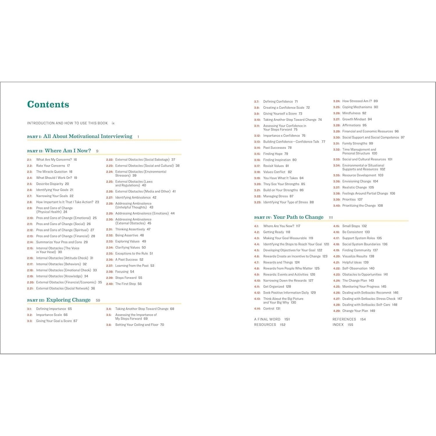 The Motivational Interviewing Workbook: Exercises to Decide What You Want and How to Get There (Spiral Bound)