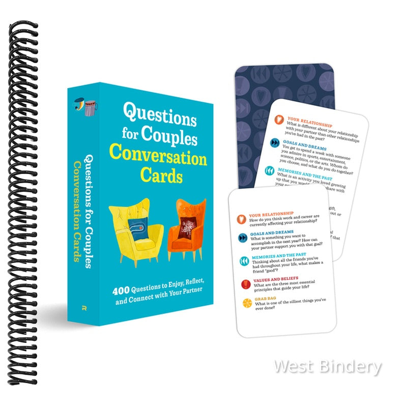 Questions for Couples Conversation Cards: 400 Questions to Enjoy, Reflect, and Connect with Your Partner