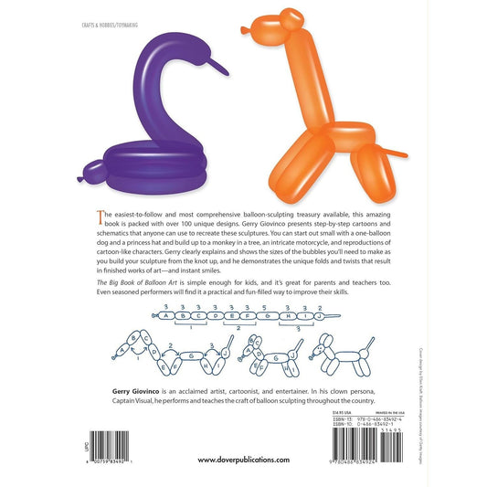 The Big Book of Balloon Art: More Than 100 Fun Sculptures (Dover Crafts: Dolls & Toys)
