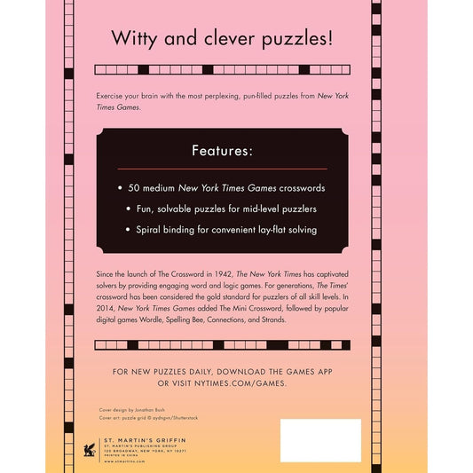 New York Times Games Thursday Crosswords: 50 Medium Puzzles