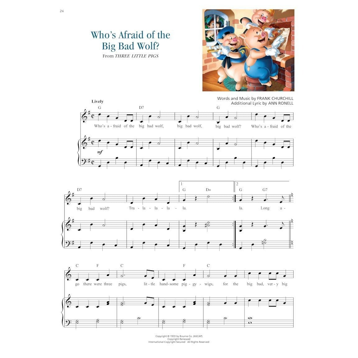 The Illustrated Treasury of Disney Songs (Revised)