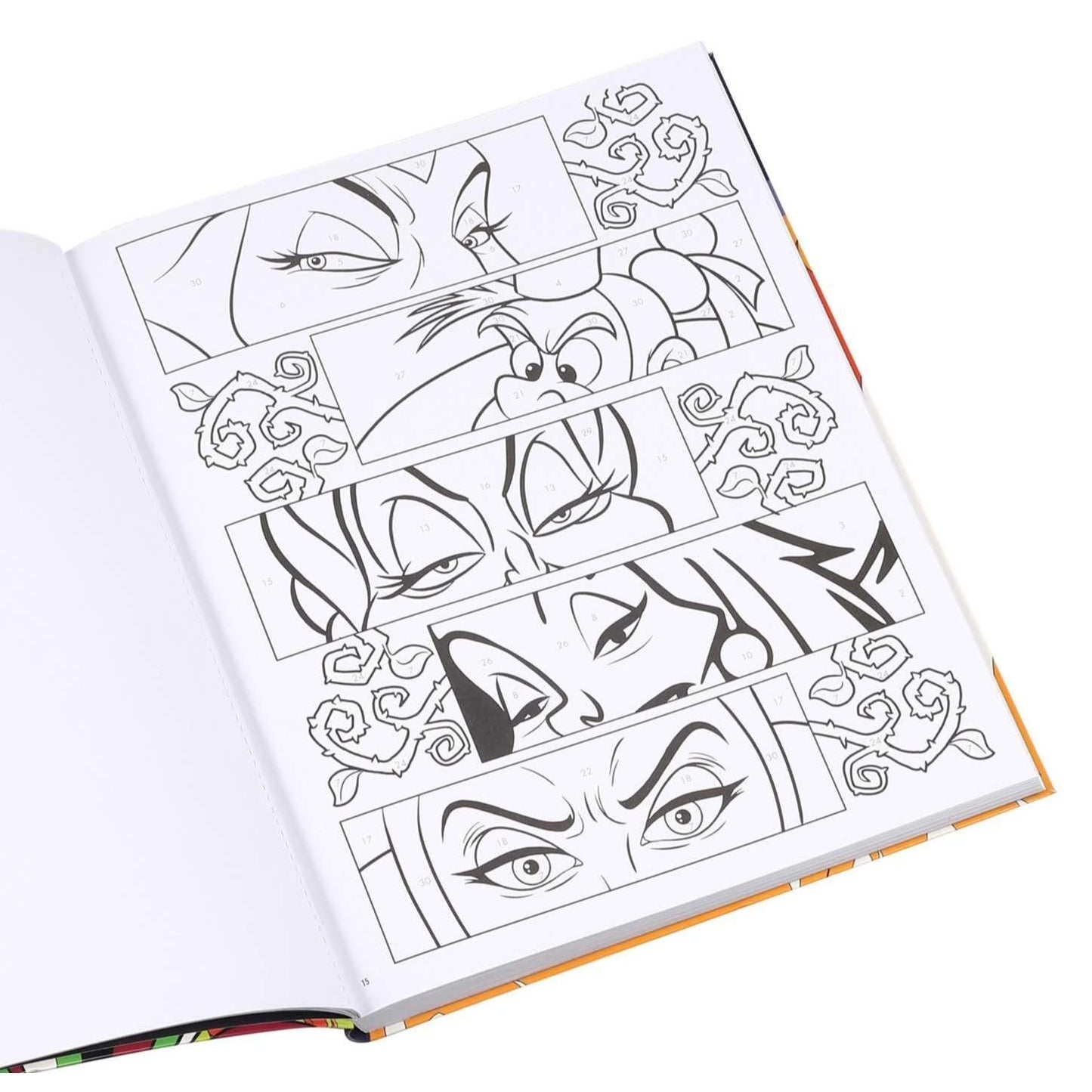 Disney Villains Color-By-Number (Color-By-Number) (Spiral Bound)
