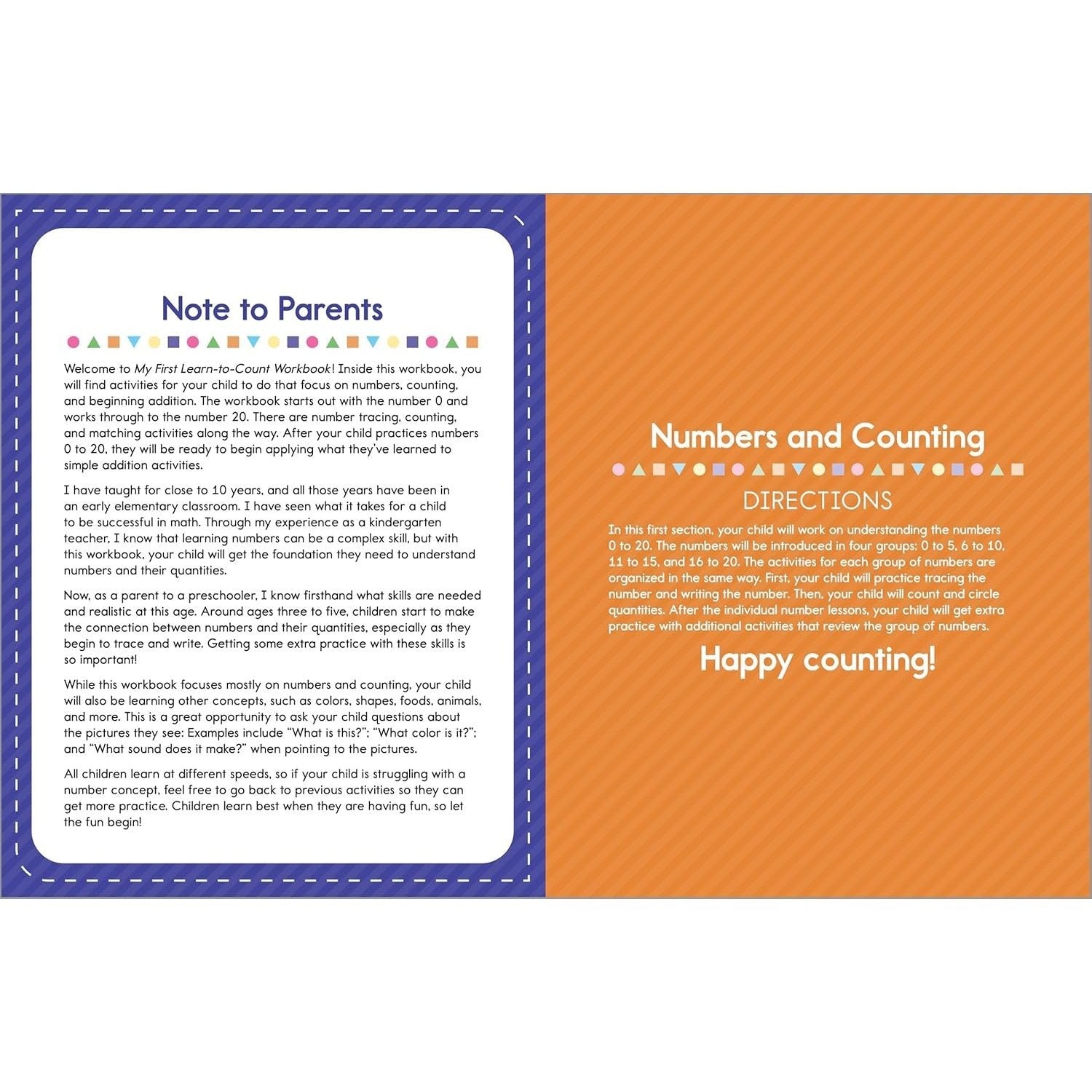 My First Learn-To-Count Workbook: Practice for Kids with Pen Control, Counting Skills, Numbers, and More!