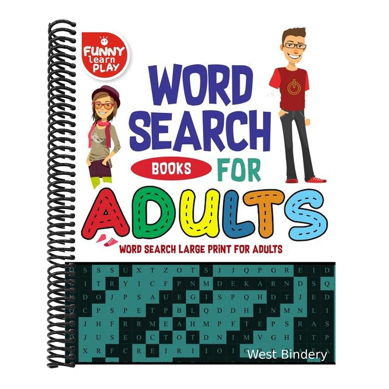 Word Search Books for Adults Challenging Large Print: Word Search for Kids Activity Puzzle Book