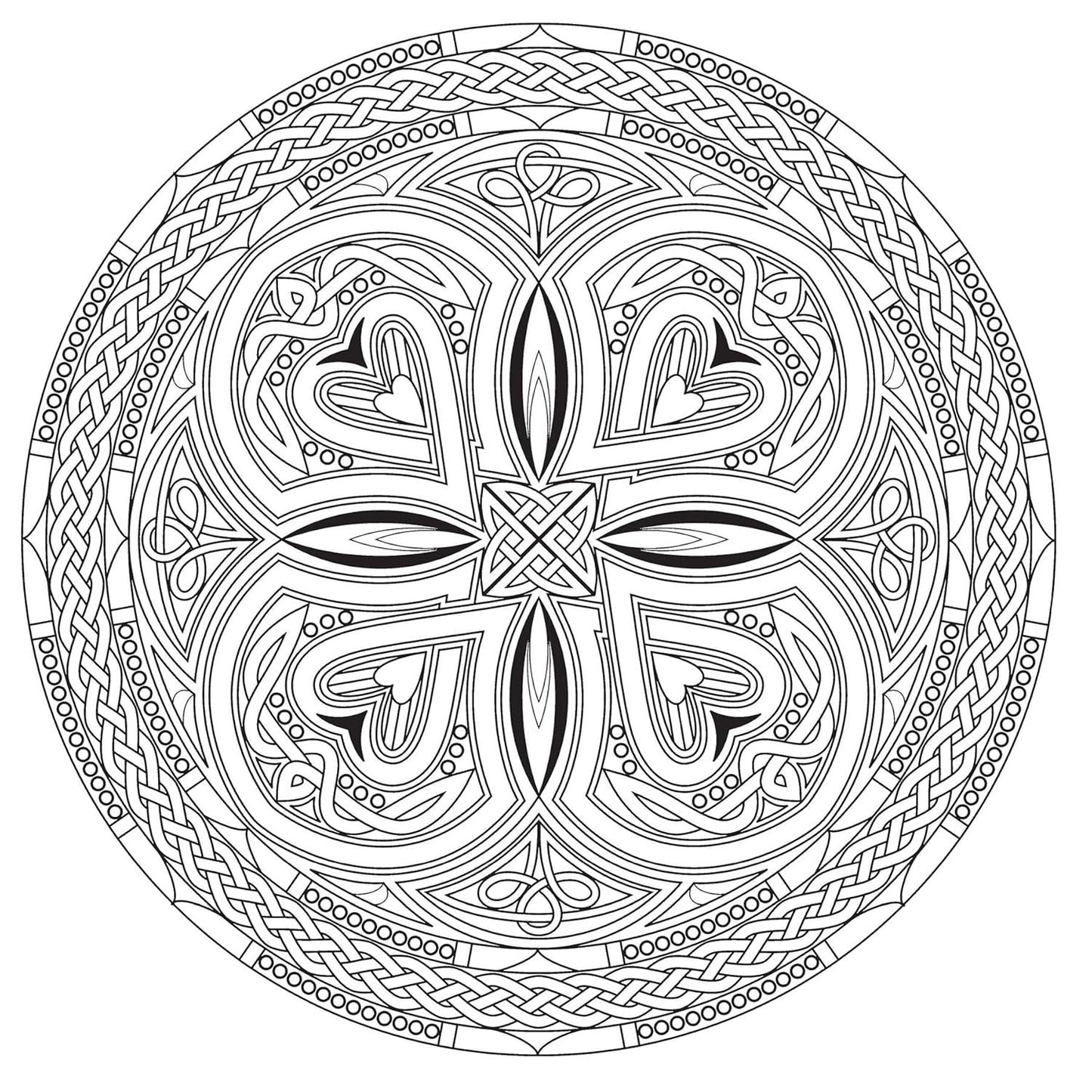 Creative Haven Celtic Mandalas Coloring Book