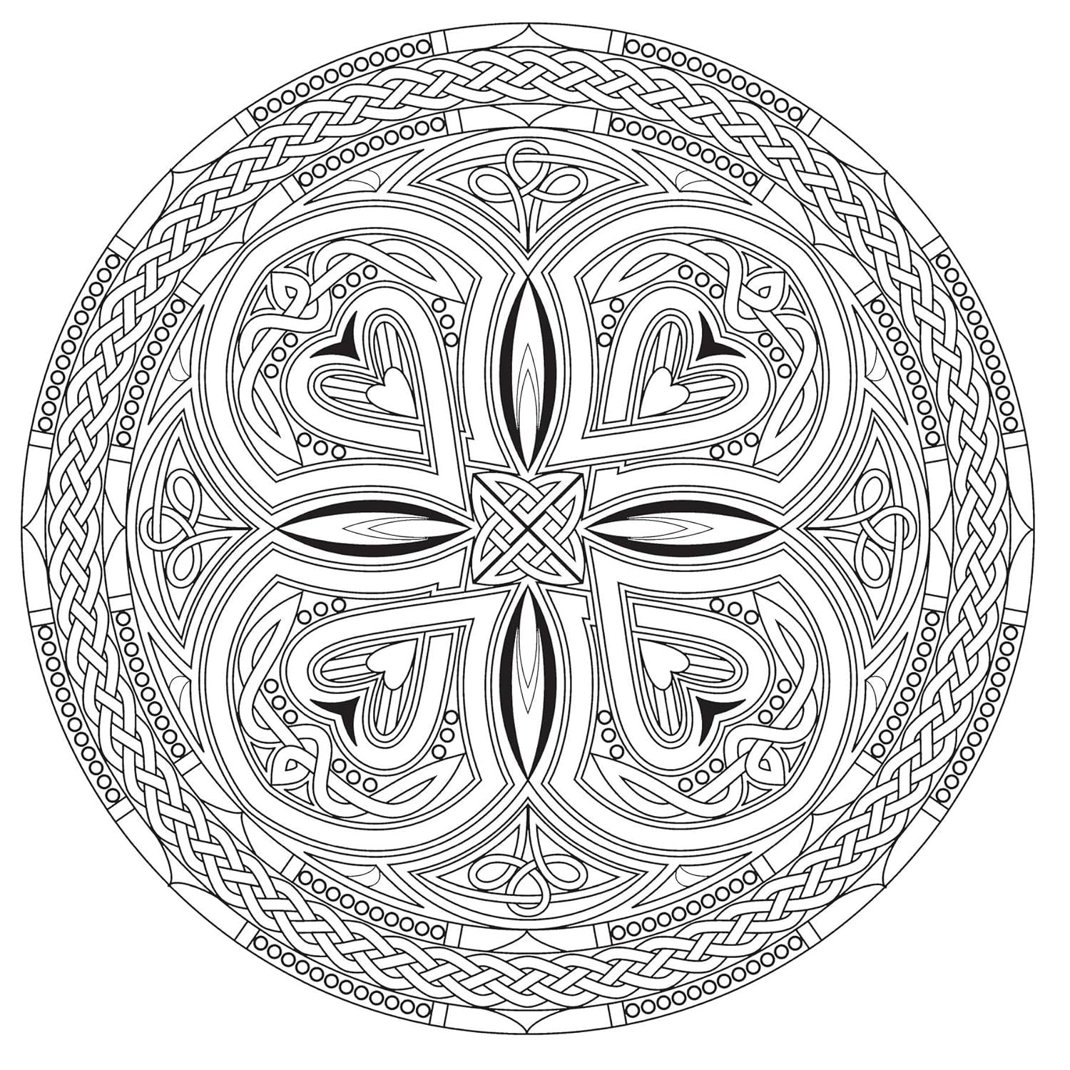 Creative Haven Celtic Mandalas Coloring Book