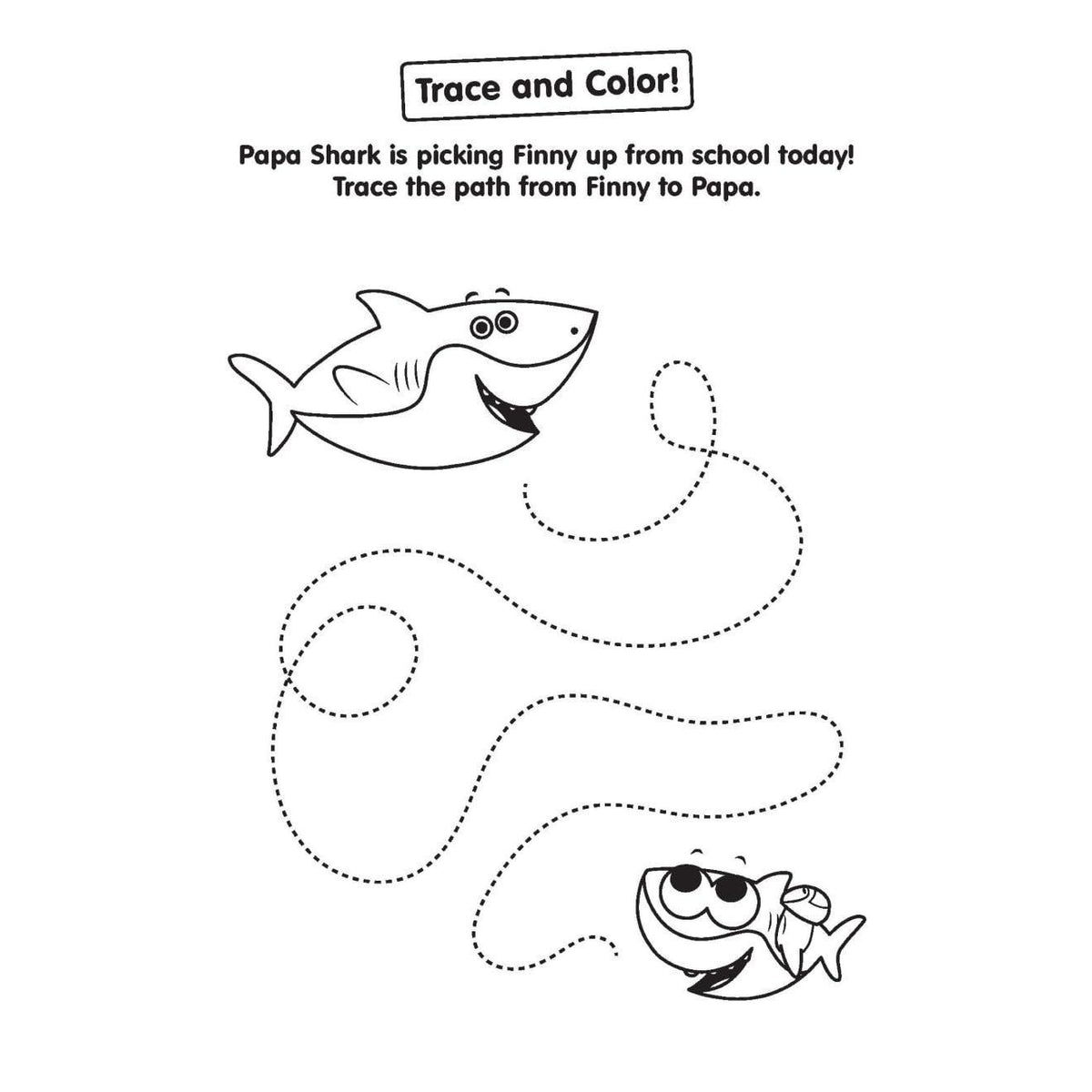 Super Simple Sing & Color: Baby Shark Coloring Book