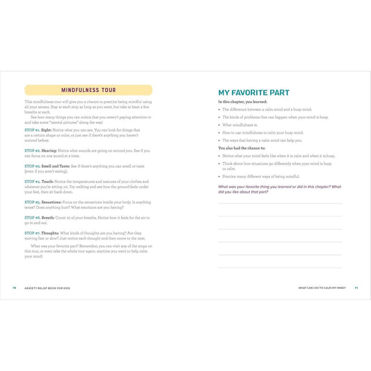 Anxiety Relief Book for Kids: Activities to Understand and Overcome Worry, Fear, and Stress
