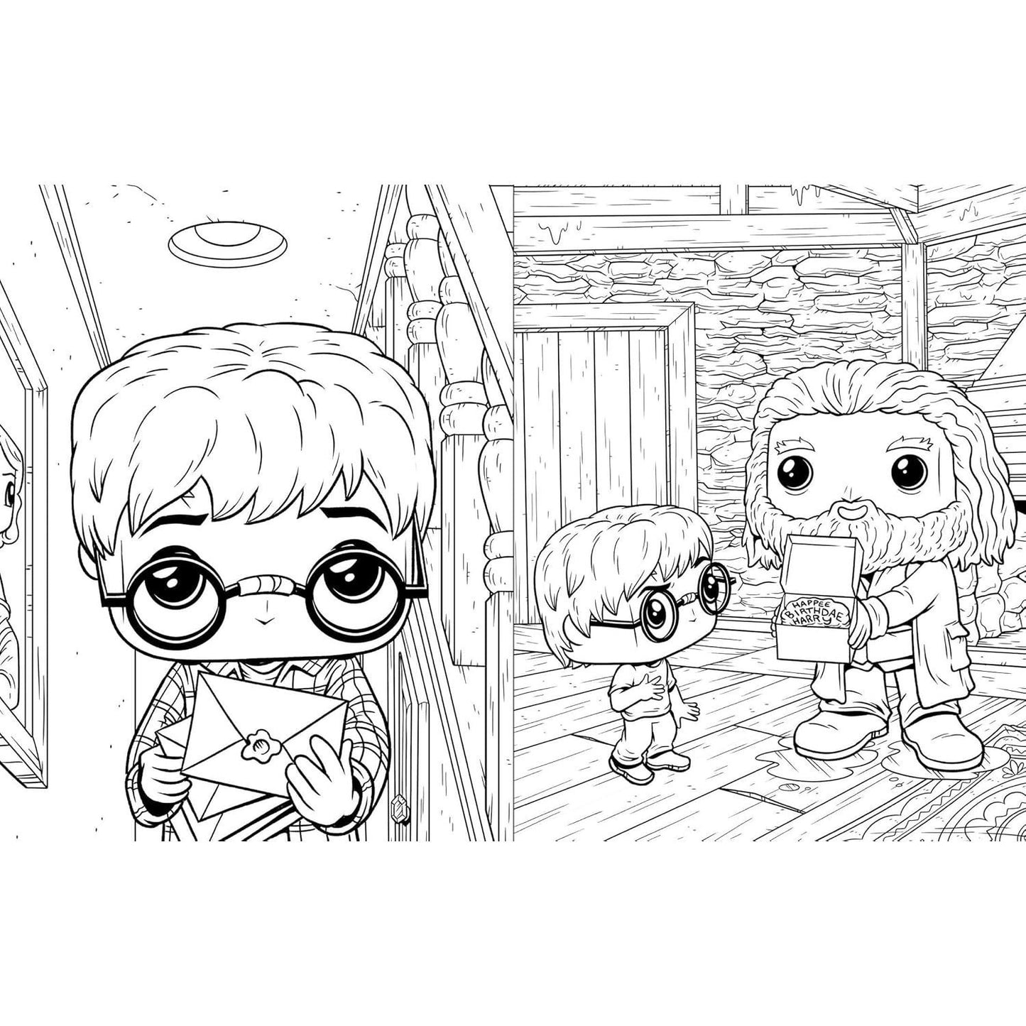 Funko Pop! Harry Potter and the Sorcerer's Stone: The Official Coloring Book