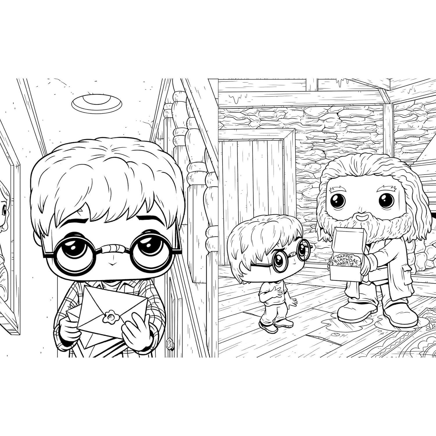 Funko Pop! Harry Potter and the Sorcerer's Stone: The Official Coloring Book