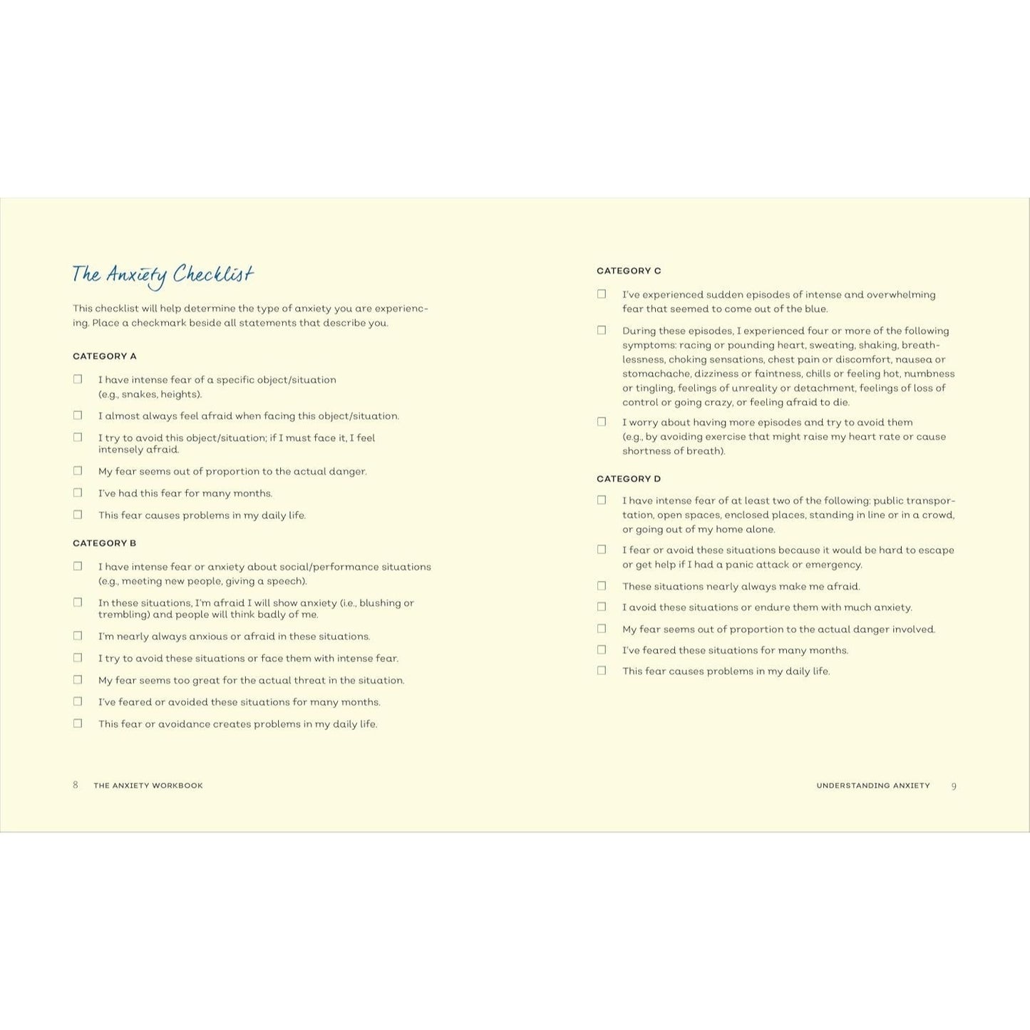 The Anxiety Workbook: A 7-Week Plan to Overcome Anxiety, Stop Worrying, and End Panic