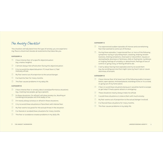 The Anxiety Workbook: A 7-Week Plan to Overcome Anxiety, Stop Worrying, and End Panic