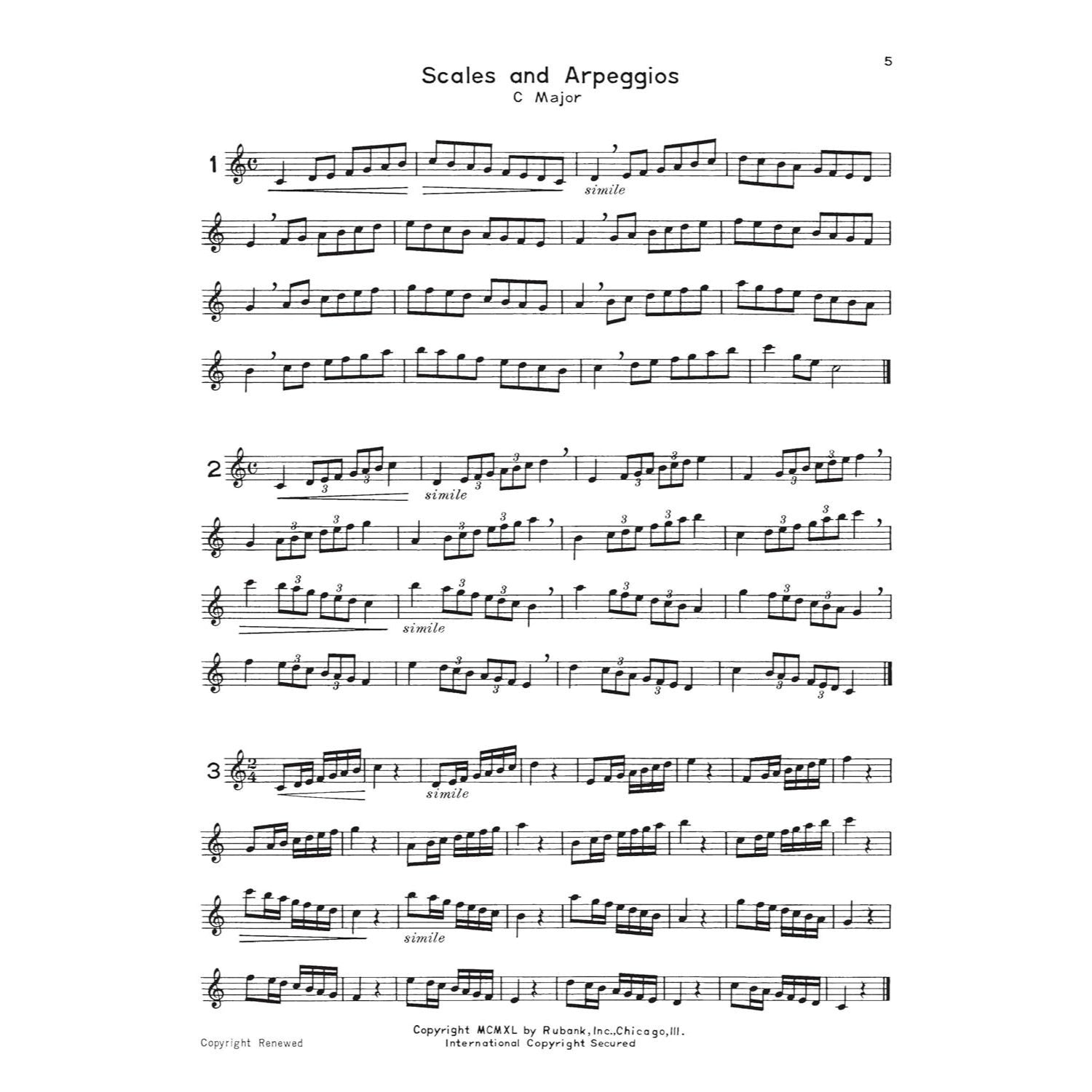 Rubank Advanced Method - Saxophone Vol. 1 (Rubank Educational Library 93) - Saxophone Music Book F