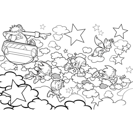 Sonic the Hedgehog: The Official Adult Coloring Book