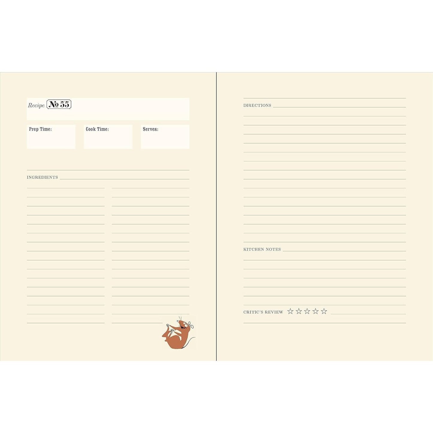Anyone Can Cook: A Ratatouille Recipe Journal