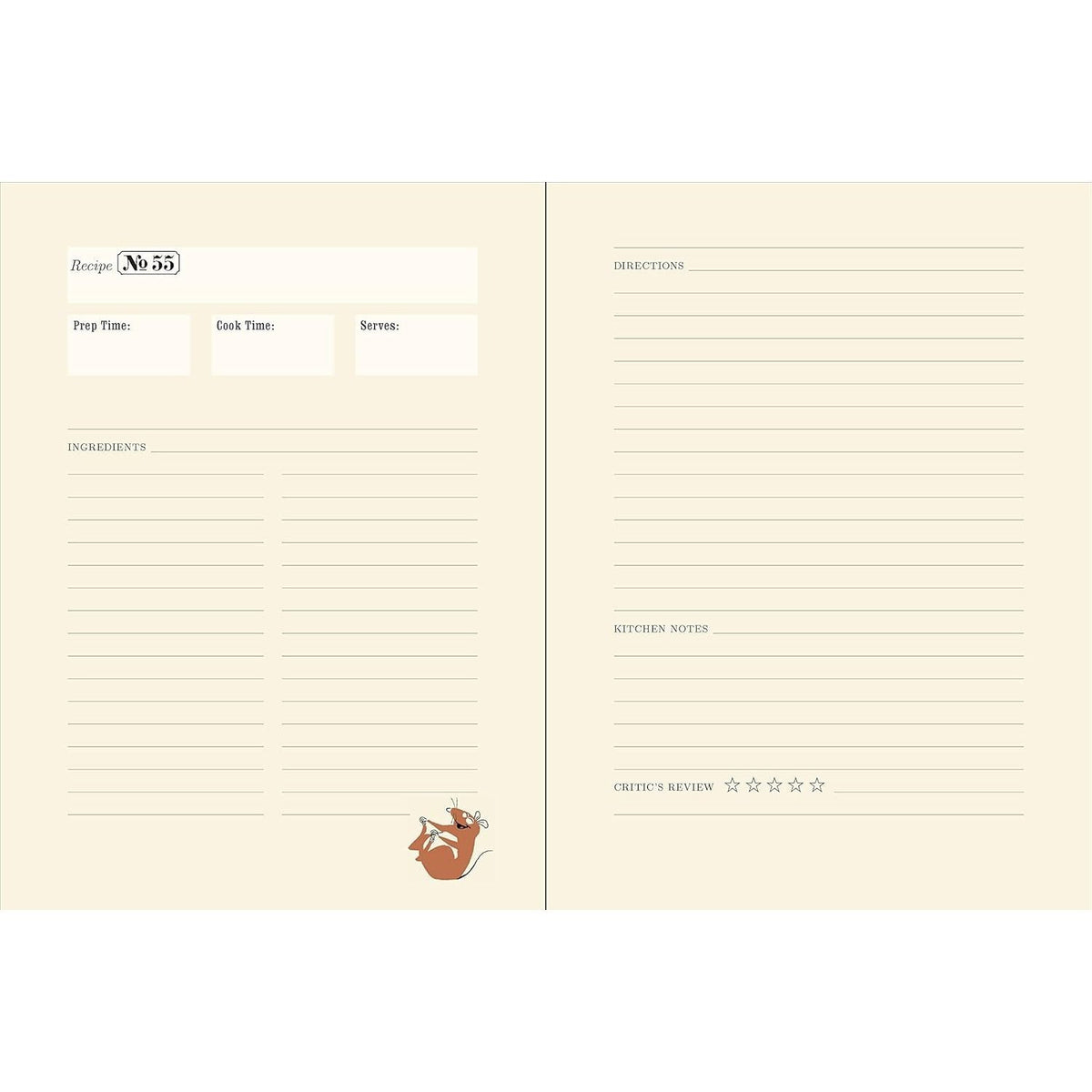Anyone Can Cook: A Ratatouille Recipe Journal