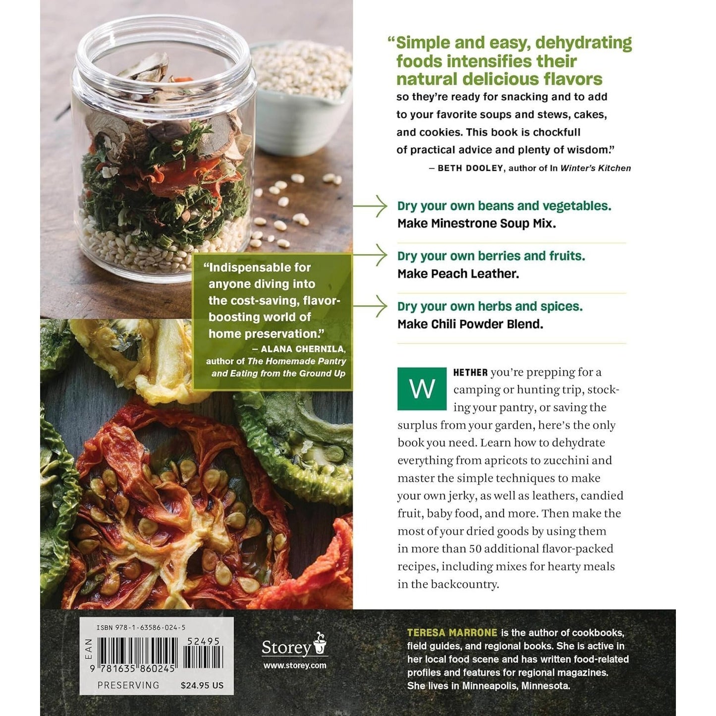 The Beginner's Guide to Dehydrating Food, 2nd Edition: How to Preserve All Your Favorite Vegetables, Fruits, Meats, and Herbs (Spiral Bound)