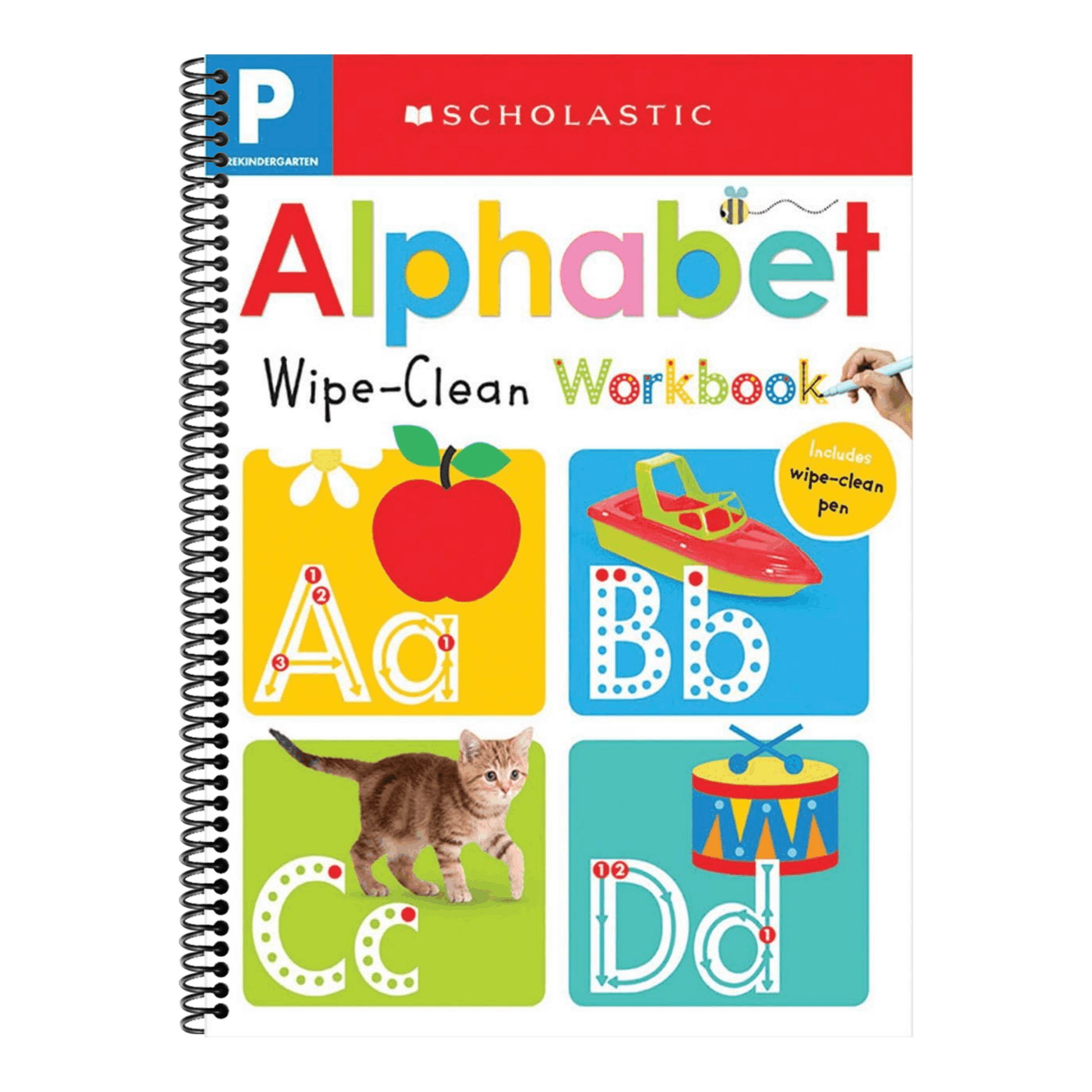 Pre-K Alphabet Wipe-Clean Workbook: Scholastic Early Learners (Wipe-Clean) (Scholastic Early Learners) (Spiral Bound)