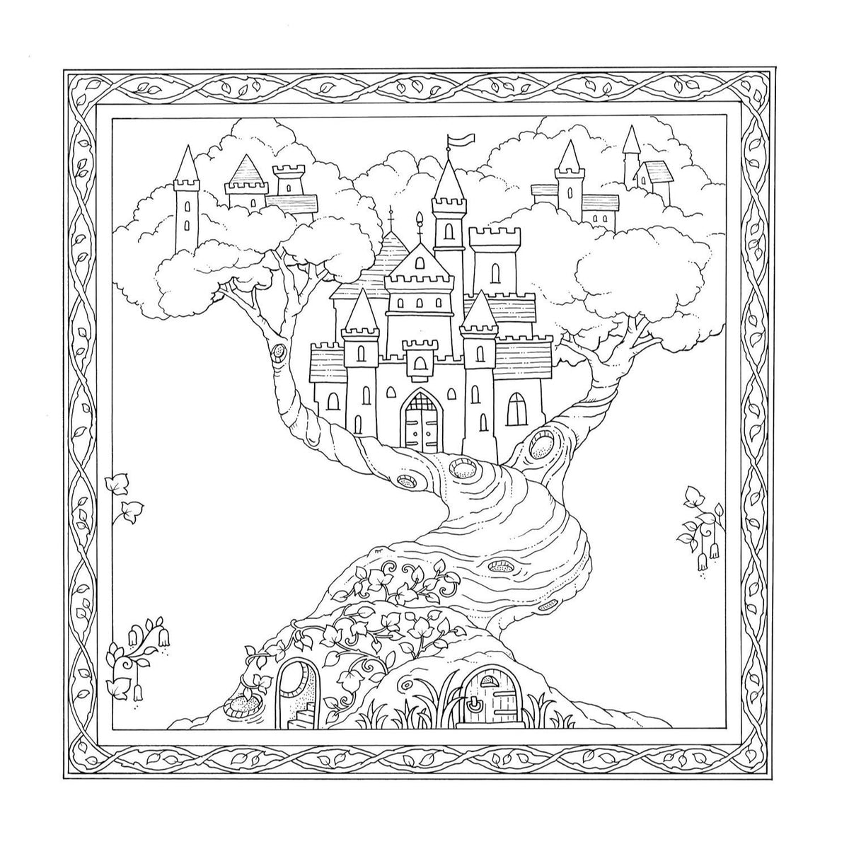 Worlds of Wonder: A Coloring Book for the Curious (Spiral Bound)