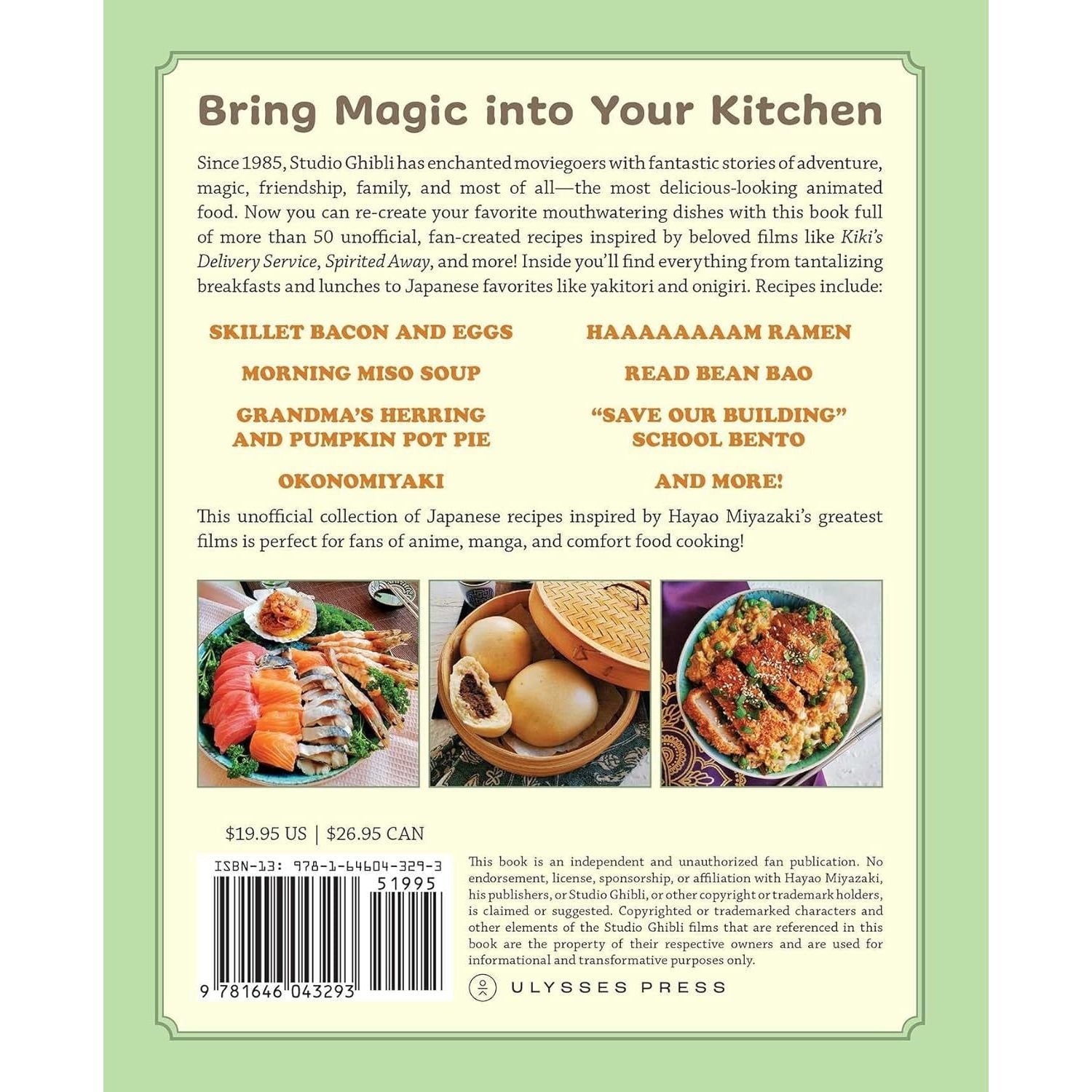 The Unofficial Studio Ghibli Cookbook: 50+ Delicious Recipes Inspired by Your Favorite Japanese Animated Films