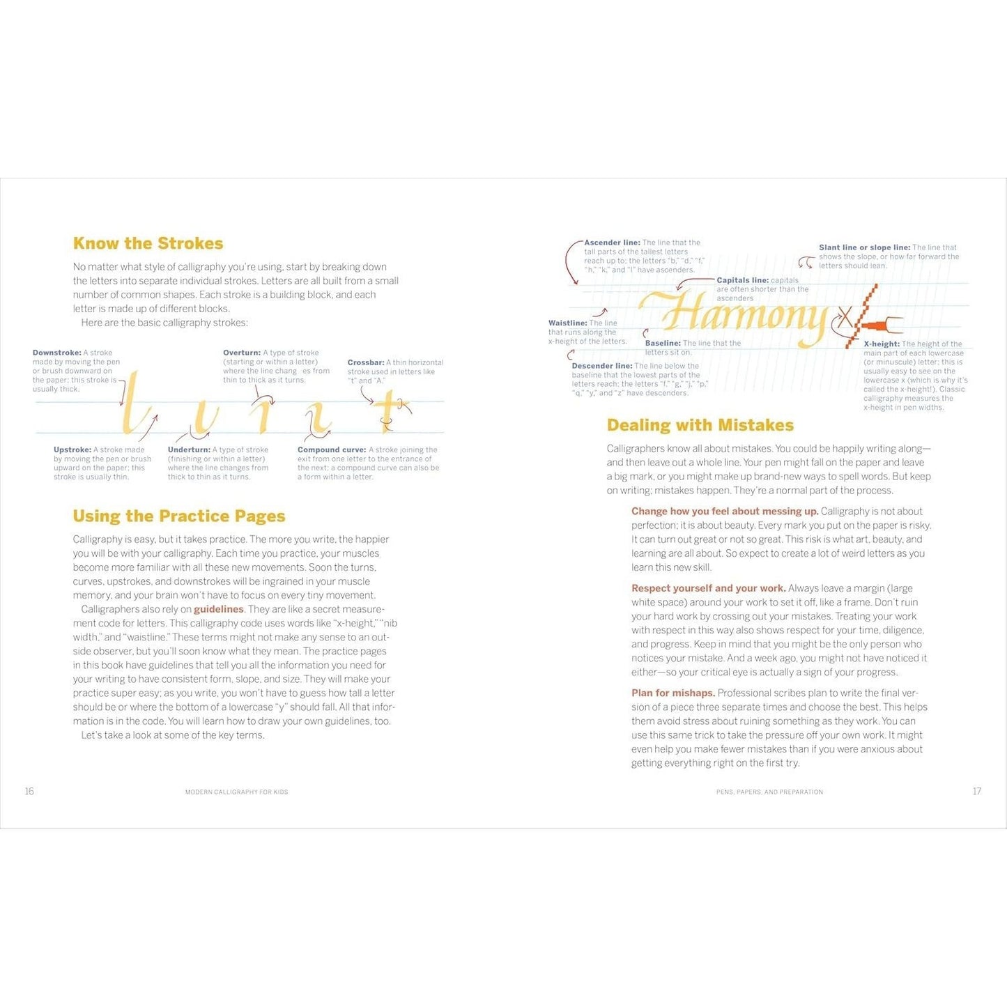 Modern Calligraphy for Kids: A Step-By-Step Guide and Workbook for Lettering Fun