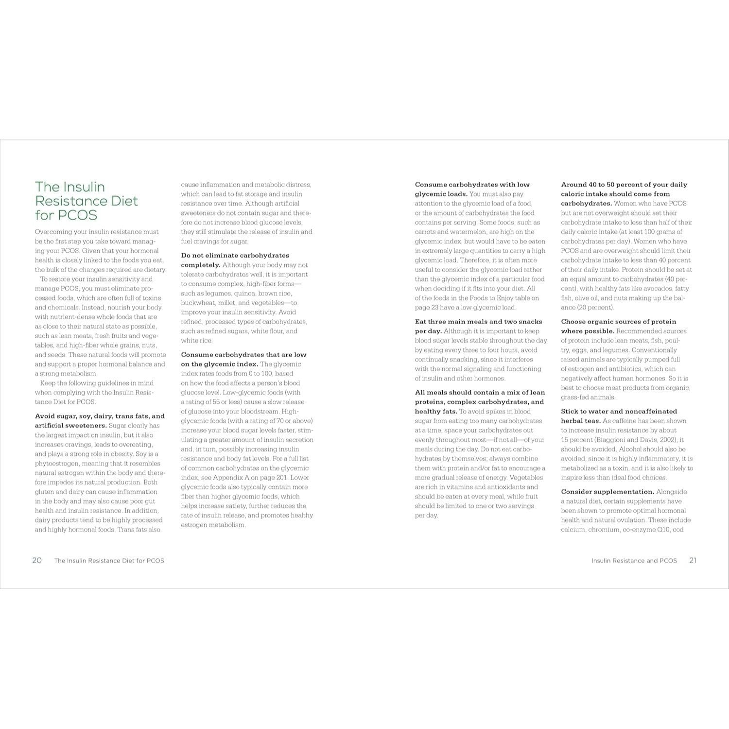 The Insulin Resistance Diet for Pcos: A 4-Week Meal Plan and Cookbook to Lose Weight, Boost Fertility, and Fight Inflammation
