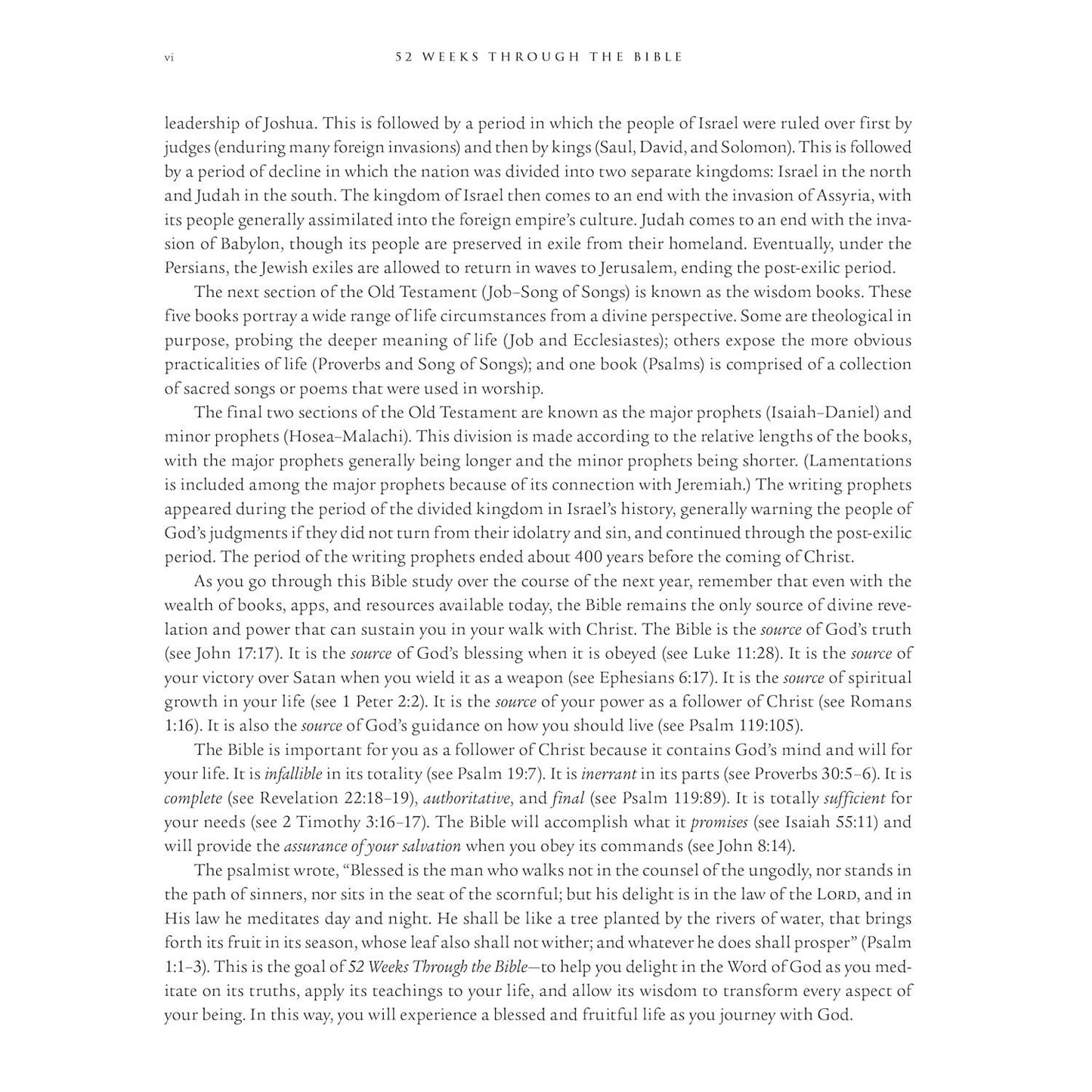 52 Weeks Through the Bible: A Year-Long Bible Study for Men and Women